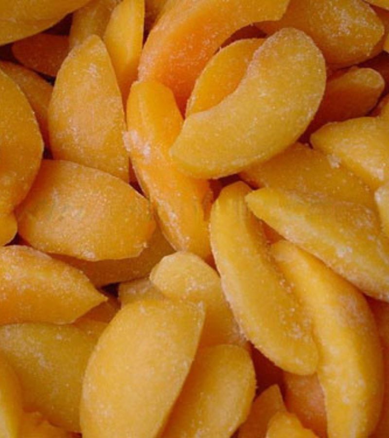 IQF Yellow Peach Sliced